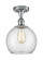 Farmhouse Chicken Wire 1 Light Semi-Flush Mount (3442|516-1C-PC-G122-8CSN)