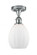 Eaton - 1 Light - 6 inch - Polished Chrome - Semi-Flush Mount (3442|516-1C-PC-G81)