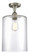 Cobbleskill - 1 Light - 9 inch - Brushed Satin Nickel - Semi-Flush Mount (3442|516-1C-SN-G112-L-LED)