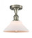 Orwell - 1 Light - 8 inch - Brushed Satin Nickel - Semi-Flush Mount (3442|516-1C-SN-G131-LED)