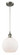 Athens - 1 Light - 8 inch - Brushed Satin Nickel - Cord hung - Mini Pendant (3442|516-1P-SN-G121)