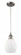 Eaton - 1 Light - 6 inch - Brushed Satin Nickel - Cord hung - Mini Pendant (3442|516-1P-SN-G81-LED)