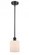 Cobbleskill - 1 Light - 5 inch - Matte Black - Mini Pendant (3442|516-1S-BK-G111)