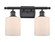 Cobbleskill - 2 Light - 15 inch - Matte Black - Bath Vanity Light (3442|516-2W-BK-G111)