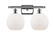Athens - 2 Light - 18 inch - Polished Chrome - Bath Vanity Light (3442|516-2W-PC-G121-LED)