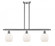 Belfast - 3 Light - 36 inch - Brushed Satin Nickel - Cord hung - Island Light (3442|516-3I-SN-G101-LED)