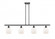 Belfast - 4 Light - 48 inch - Matte Black - Stem hung - Island Light (3442|516-4I-BK-G101-LED)