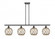Farmhouse Rope - 4 Light - 48 inch - Oil Rubbed Bronze - Cord hung - Island Light (3442|516-4I-OB-G122-8RB-LED)