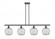 Farmhouse Rope - 4 Light - 48 inch - Oil Rubbed Bronze - Cord hung - Island Light (3442|516-4I-OB-G122-8RW-LED)