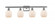 Belfast - 4 Light - 36 inch - Brushed Satin Nickel - Bath Vanity Light (3442|516-4W-SN-G101)