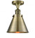 Appalachian - 1 Light - 8 inch - Antique Brass - Semi-Flush Mount (3442|517-1CH-AB-M13-AB)