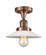 Halophane - 1 Light - 9 inch - Antique Copper - Semi-Flush Mount (3442|517-1CH-AC-G1)