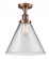 Cone - 1 Light - 12 inch - Antique Copper - Semi-Flush Mount (3442|517-1CH-AC-G42-L-LED)