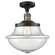Oxford - 1 Light - 12 inch - Black Antique Brass - Semi-Flush Mount (3442|517-1CH-BAB-G544-LED)