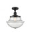 Oxford - 1 Light - 12 inch - Matte Black - Semi-Flush Mount (3442|517-1CH-BK-G544)