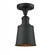 Addison - 1 Light - 5 inch - Matte Black - Semi-Flush Mount (3442|517-1CH-BK-M9-BK)
