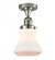 Bellmont - 1 Light - 6 inch - Polished Nickel - Semi-Flush Mount (3442|517-1CH-PN-G191-LED)