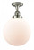 Beacon - 1 Light - 10 inch - Polished Nickel - Semi-Flush Mount (3442|517-1CH-PN-G201-10-LED)