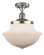 Oxford - 1 Light - 12 inch - Polished Nickel - Semi-Flush Mount (3442|517-1CH-PN-G541)