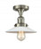 Halophane - 1 Light - 9 inch - Brushed Satin Nickel - Semi-Flush Mount (3442|517-1CH-SN-G1-LED)