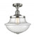 Oxford - 1 Light - 12 inch - Brushed Satin Nickel - Semi-Flush Mount (3442|517-1CH-SN-G544)