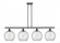Farmhouse Chicken Wire - 4 Light - 48 inch - Oil Rubbed Bronze - Stem hung - Island Light (3442|516-4I-OB-G122-10CSN-LED)