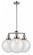 Beacon - 3 Light - 24 inch - Polished Chrome - Stem Hung - Chandelier (3442|207-PC-G204-10-LED)