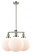 Beacon - 3 Light - 24 inch - Polished Nickel - Stem Hung - Chandelier (3442|207-PN-G201-10-LED)