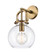 Newton Sphere - 1 Light - 8 inch - Brushed Brass - Sconce (3442|410-1W-BB-8CL)