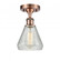 Conesus - 1 Light - 6 inch - Antique Copper - Semi-Flush Mount (3442|516-1C-AC-G275)