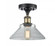 Orwell - 1 Light - 8 inch - Black Antique Brass - Semi-Flush Mount (3442|516-1C-BAB-G132-LED)