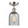 Caledonia - 1 Light - 5 inch - Polished Nickel - Semi-Flush Mount (3442|516-1C-PN-G257)