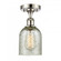 Caledonia - 1 Light - 5 inch - Polished Nickel - Semi-Flush Mount (3442|516-1C-PN-G259)