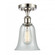 Hanover - 1 Light - 6 inch - Polished Nickel - Semi-Flush Mount (3442|516-1C-PN-G2812-LED)