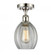 Eaton - 1 Light - 6 inch - Polished Nickel - Semi-Flush Mount (3442|516-1C-PN-G82-LED)
