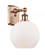 Athens - 1 Light - 8 inch - Antique Copper - Sconce (3442|516-1W-AC-G121-LED)