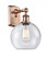 Athens - 1 Light - 8 inch - Antique Copper - Sconce (3442|516-1W-AC-G124)