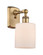 Cobbleskill - 1 Light - 5 inch - Brushed Brass - Sconce (3442|516-1W-BB-G111)