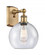 Athens - 1 Light - 8 inch - Brushed Brass - Sconce (3442|516-1W-BB-G124-LED)