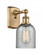 Caledonia - 1 Light - 5 inch - Brushed Brass - Sconce (3442|516-1W-BB-G257-LED)