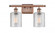 Cobbleskill - 2 Light - 15 inch - Antique Copper - Bath Vanity Light (3442|516-2W-AC-G112-LED)