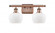 Fenton - 2 Light - 17 inch - Antique Copper - Bath Vanity Light (3442|516-2W-AC-G91)