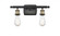 Bare Bulb - 2 Light - 16 inch - Black Antique Brass - Bath Vanity Light (3442|516-2W-BAB)