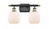 Belfast - 2 Light - 16 inch - Black Antique Brass - Bath Vanity Light (3442|516-2W-BAB-G101-LED)