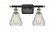 Conesus - 2 Light - 16 inch - Black Antique Brass - Bath Vanity Light (3442|516-2W-BAB-G275-LED)