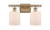 Cobbleskill - 2 Light - 15 inch - Brushed Brass - Bath Vanity Light (3442|516-2W-BB-G111-LED)