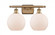 Athens - 2 Light - 18 inch - Brushed Brass - Bath Vanity Light (3442|516-2W-BB-G121-LED)