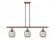 Belfast - 3 Light - 36 inch - Antique Copper - Stem hung - Island Light (3442|516-3I-AC-G104)