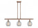 Belfast - 3 Light - 36 inch - Antique Copper - Stem hung - Island Light (3442|516-3I-AC-G105)