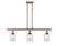 Caledonia - 3 Light - 36 inch - Antique Copper - Stem hung - Island Light (3442|516-3I-AC-G259)